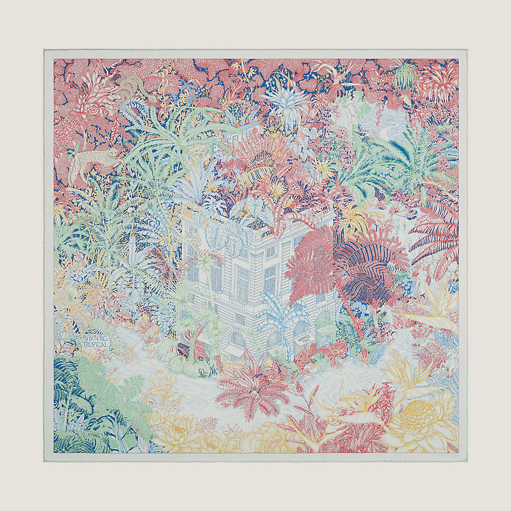 Faubourg Tropical scarf 90 | Hermès Australia